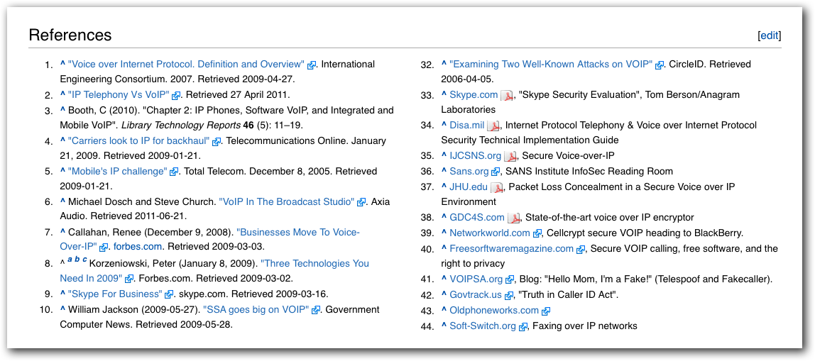 Wikipedia References Wikipedia References