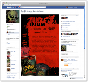 Zombie Ipsum on Facebook