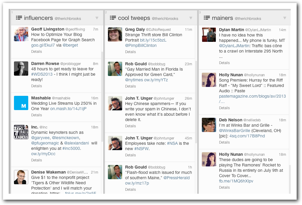Twitter Lists in Action